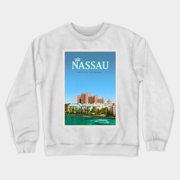 Visit Nassau Crewneck Sweatshirt by Mercury Club